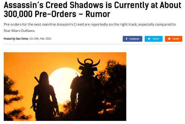 刺客信条影跳票真相：官方声明揭秘