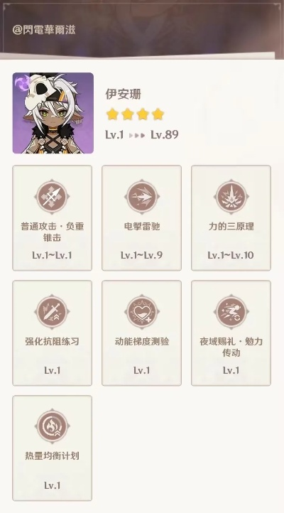 原神伊安珊提升所需材料揭秘