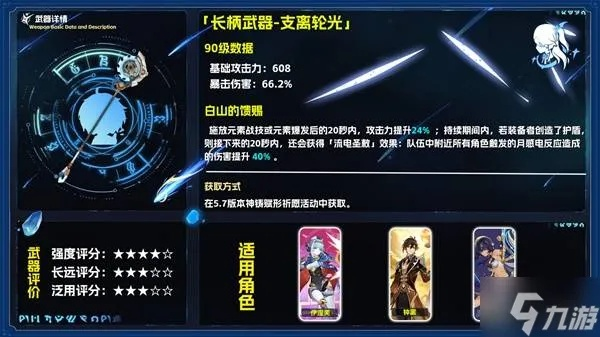 原神支离轮光强度揭秘：武器强度评测解析