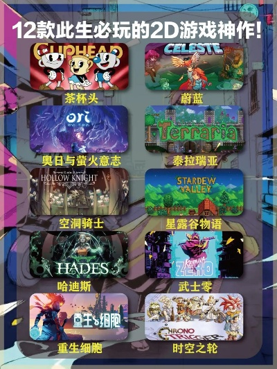 二维游戏盘点：十大经典耐玩之作推荐