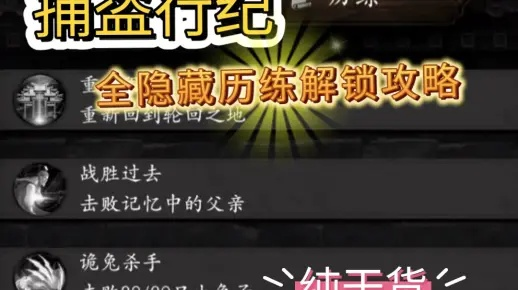 《捕盗行纪攻略：解锁隐藏副本全秘籍》