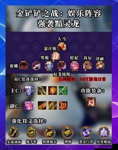 《金铲铲之战龙族阵容攻略：高效出装搭配揭秘》