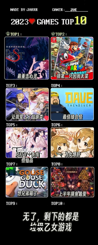 闯关游戏盘点：2023年度最受欢迎的十大热门游戏推荐