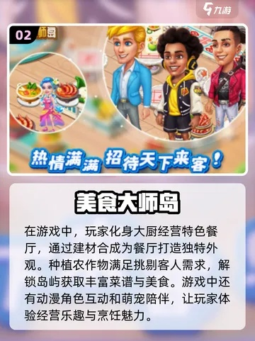 《热门餐厅游戏排行！下载量爆棚的美食模拟巅峰》