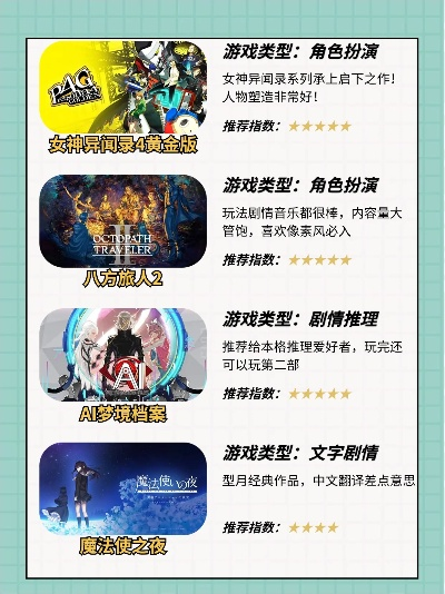 线性游戏推荐：热门下载量TOP10精选攻略分享