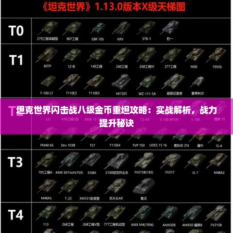 坦克世界闪击战八级金币重坦攻略：实战解析，战力提升秘诀