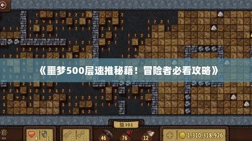 《噩梦500层速推秘籍！冒险者必看攻略》