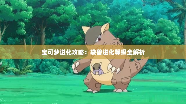 宝可梦进化攻略：袋兽进化等级全解析