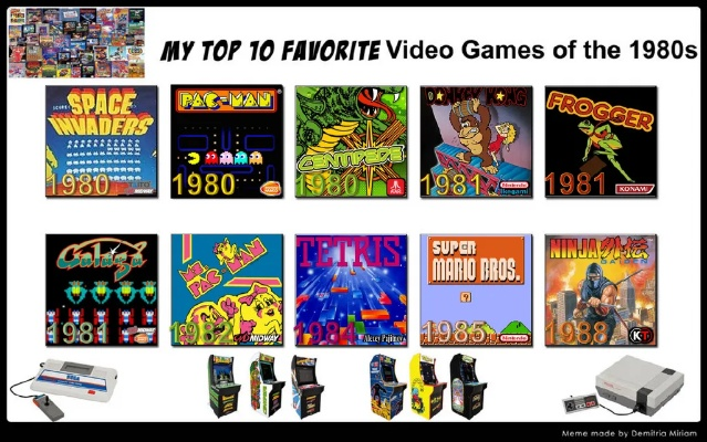 80年代经典游戏盘点：十大热门游戏排行揭晓