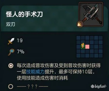 怪人手术刀解析：不思议皇冠武器图鉴深度攻略解析