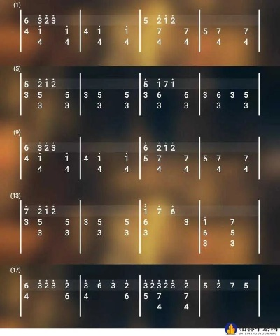 光遇大眠竖琴钢琴攻略：轻松掌握数字简谱弹奏技巧分享