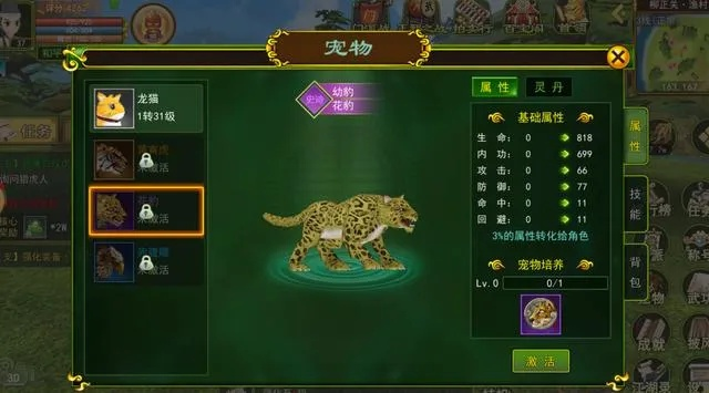 热血江湖手游宠物养成攻略：深度解析，掌握独门秘籍