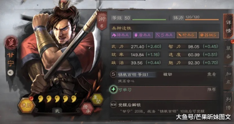 策魂三国甘宁最佳兵种搭配攻略：解锁最强战斗力秘籍