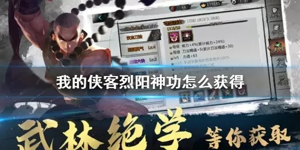 侠客烈阳神功秘籍获取攻略：独家高效方法大揭秘