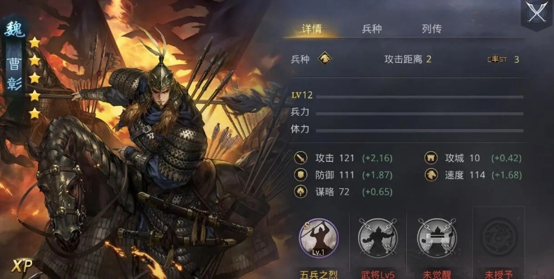 策魂三国曹彰深度解析：属性技能全图鉴+独家攻略