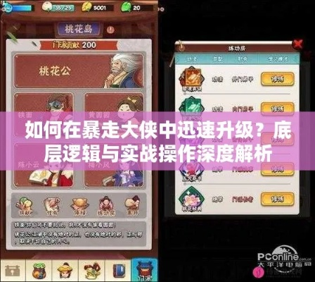 《暴走大侠境界》新手必看！独家攻略助你轻松闯关，快速升级！