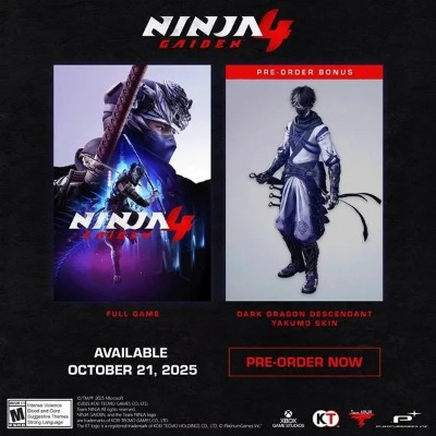 《忍者龙剑传4》豪华版独享奖励揭秘！标准版预购福利一览