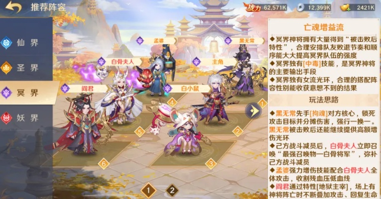 打造最强阵容攻略：揭秘自在西游冥界搭配秘籍