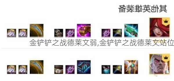 金铲铲德莱文攻略：装备站位技巧深度解析**实战版**