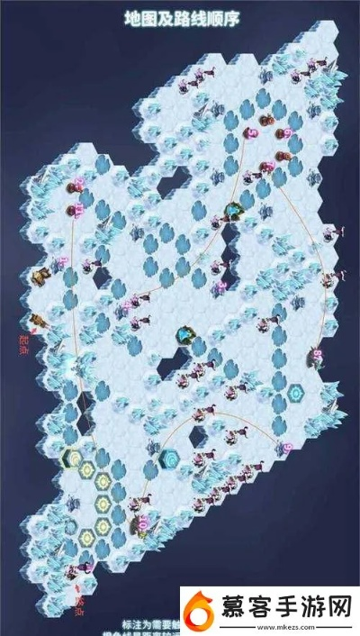 剑与远征攻略：冻风霜原路线图深度解析，高效通关技巧揭秘