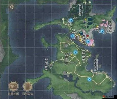 天谕手游伞村美景揭秘：景点分布攻略详解