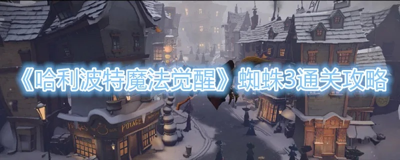 哈利波特觉醒蜘蛛3组队通关秘籍，高效攻略解析新技巧