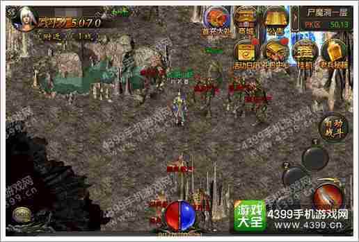 传奇3地图隐藏彩蛋全揭秘，骨魔洞三层的暗门竟藏着120级神装？