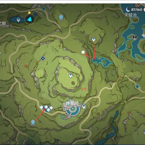 原神月莲怎么采最效率？128个精准点位+刷新规律+突破角色全解析