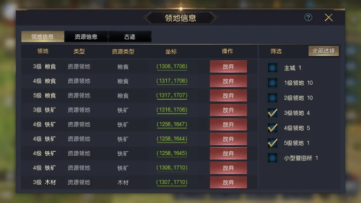 众肩托领地类型全解析，匹配热门玩家需求，精准解锁资源与战力提升快车道