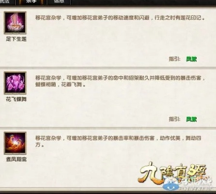 九阴真经花无缺式流派怎么玩？移花宫养成、搭配与实战全解析