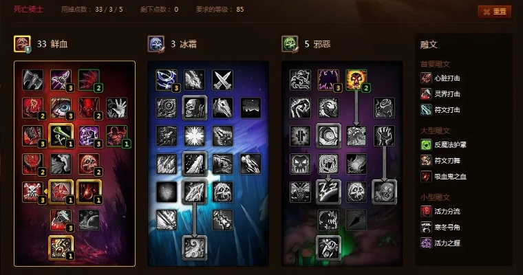 2026血DK雕文怎么选？PVE扛伤/PVP保命最优搭配+实战数据支撑